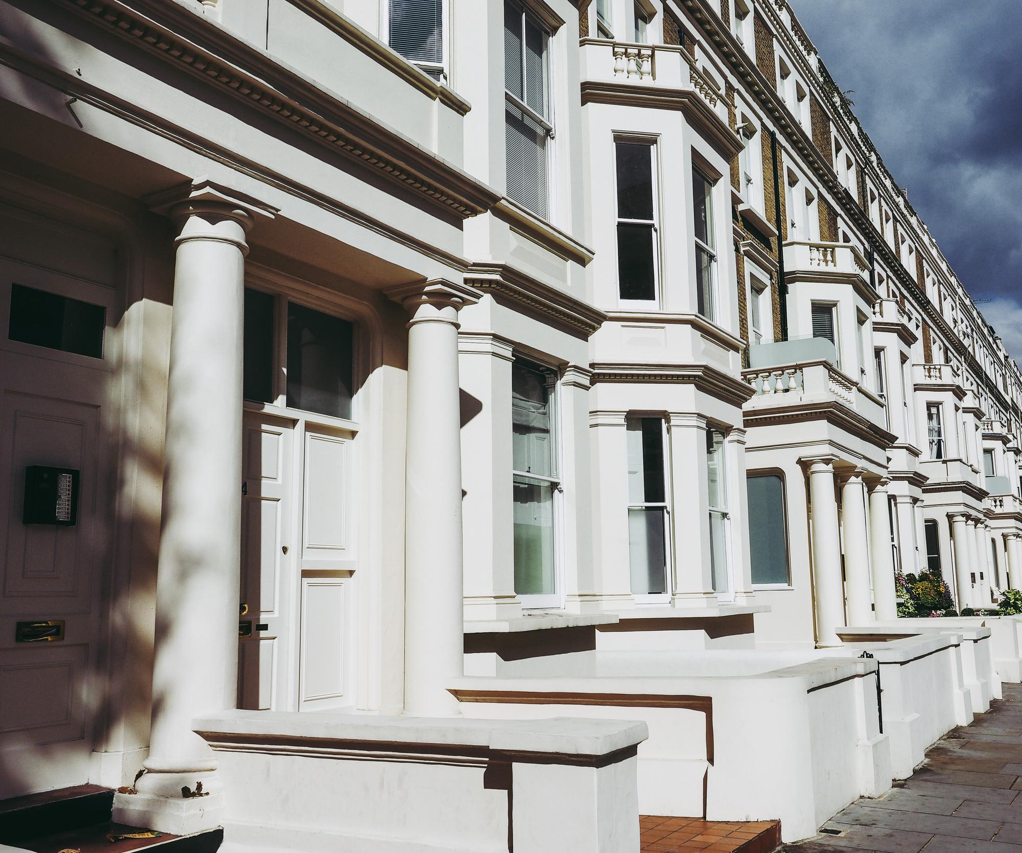 renovated town house exterior